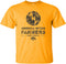 ANF (America Needs Farmers) began in 1985 during Farm Crisis that claimed thousands of Iowa farms. This design has the ANF logo with America Needs Farmers, Farm Strong and the Tigerhawk. Printed on a preshrunk, 100% cotton gold t-shirt with black ink. All of our Iowa Hawkeye designs are Officially Licensed and approved by the University of Iowa.