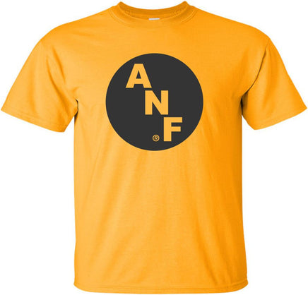 Big ANF logo - Gold t-shirt for the Iowa Hawkeyes. Officially Licensed and approved by the University of Iowa.