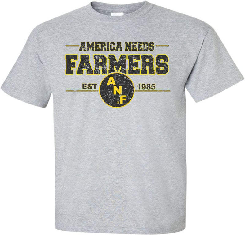 America Needs Farmers Ringer Tee